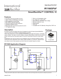 IR1166SPBF Datasheet PDF International Rectifier
