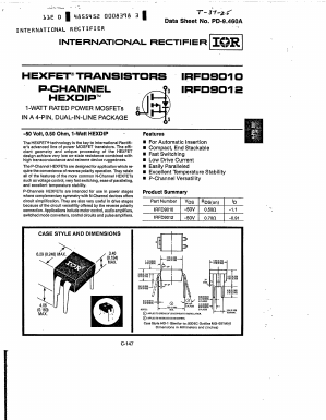 IRFD9010 Datasheet PDF International Rectifier