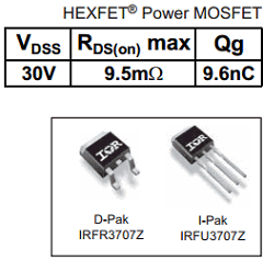 IRFU3707Z Datasheet PDF International Rectifier