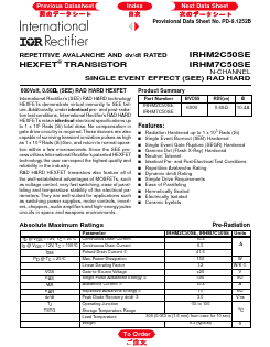 IRHM7C50SE Datasheet PDF International Rectifier