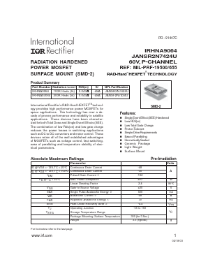 JANSR2N7424U Datasheet PDF International Rectifier