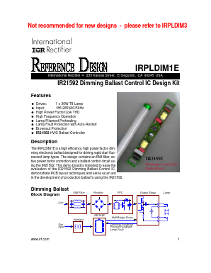 IRPLDIM1E Datasheet PDF International Rectifier