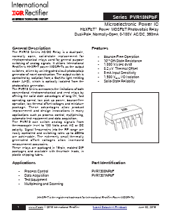 PVR1300NPBF Datasheet PDF International Rectifier