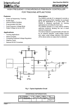 IR3638SPBF Datasheet PDF International Rectifier