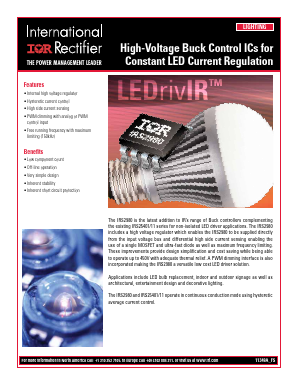 IRS25401S_ Datasheet PDF International Rectifier