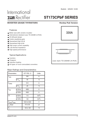 ST173C12DJ1P Datasheet PDF International Rectifier