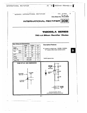 1N2069 Datasheet PDF International Rectifier