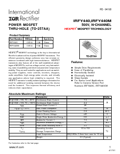 IRFY440M Datasheet PDF International Rectifier