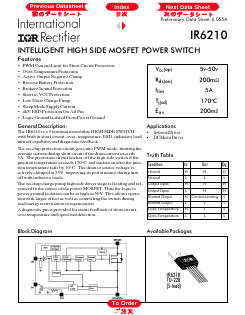 IR6210 Datasheet PDF International Rectifier