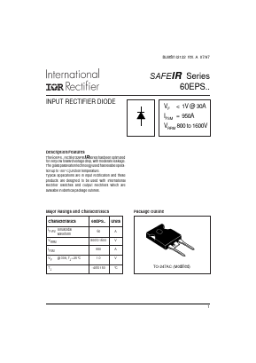 60EPS12 Datasheet PDF International Rectifier