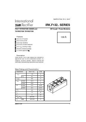 IRKLF132-08HL Datasheet PDF International Rectifier