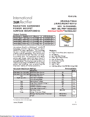 JANSR2N7431U Datasheet PDF International Rectifier