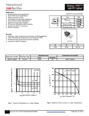 IRFP7718PBF Datasheet PDF International Rectifier