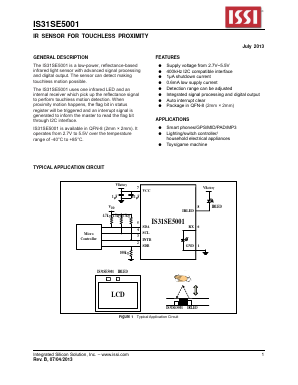 IS31SE5001-QFLS2-TR Datasheet PDF Integrated Silicon Solution