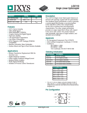 LOC110 Datasheet PDF IXYS CORPORATION