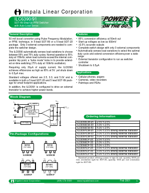 ILC6391CP Datasheet PDF Impala Linear Corporation