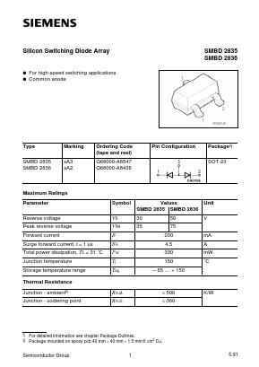 Q68000-A8547 Datasheet PDF Infineon Technologies