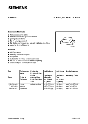 Q62702-P5103 Datasheet PDF Infineon Technologies