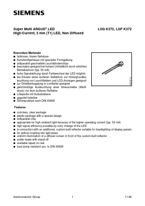 LSPK372 Datasheet PDF Infineon Technologies