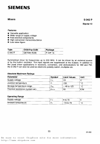 S042 Datasheet PDF Infineon Technologies