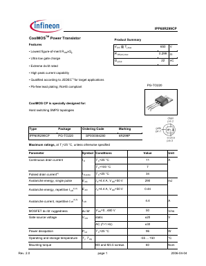SP000084280 Datasheet PDF Infineon Technologies