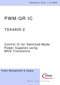 TDA4605-2 Datasheet PDF Infineon Technologies