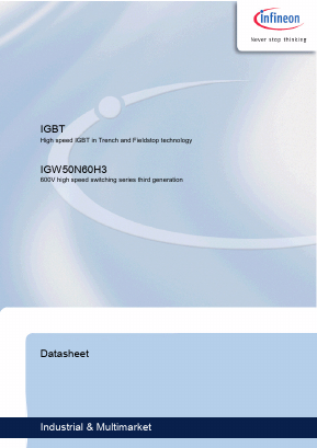 IGW50N60H3 Datasheet PDF Infineon Technologies