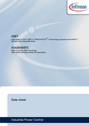 IKA08N65F5 Datasheet PDF Infineon Technologies