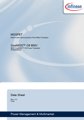 IPX60R280C6 Datasheet PDF Infineon Technologies