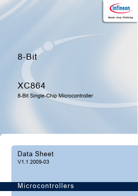 SAF-XC864L-1FRI5V Datasheet PDF Infineon Technologies
