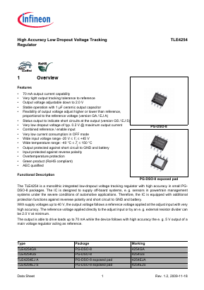 4254GS Datasheet PDF Infineon Technologies