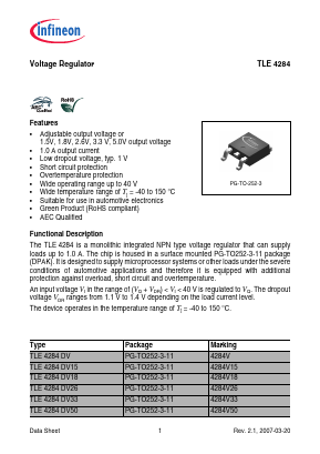 4284V Datasheet PDF Infineon Technologies