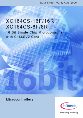 SAF-XC164CS-8R20F Datasheet PDF Infineon Technologies