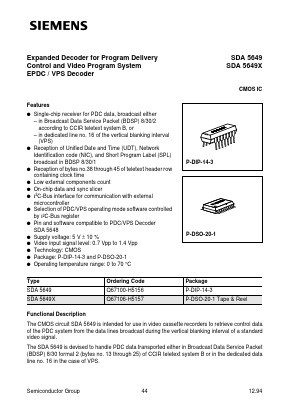 Q67100-H5156 Datasheet PDF Infineon Technologies