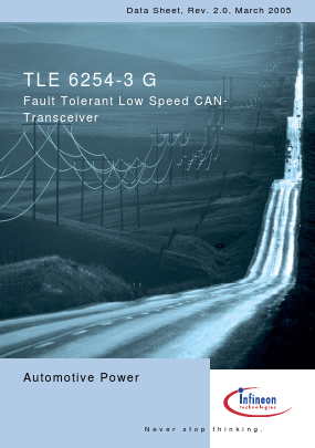 TLE6254-3G Datasheet PDF Infineon Technologies