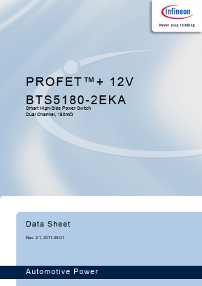 BTS5180-2EKA Datasheet PDF Infineon Technologies
