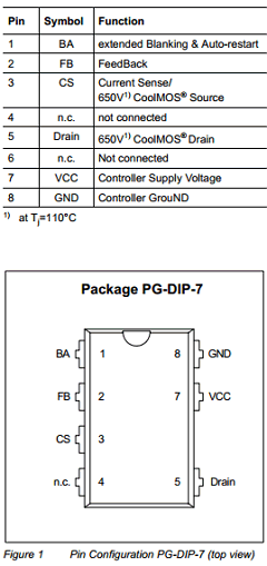 3BR0665JZ Datasheet PDF Infineon Technologies