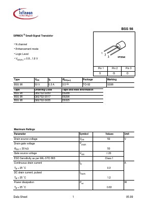 Q62702-S635 Datasheet PDF Infineon Technologies