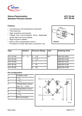 KPY52-AK Datasheet PDF Infineon Technologies