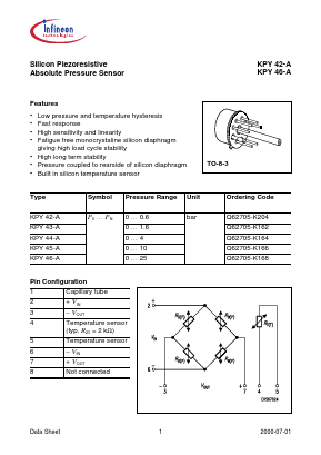 KPY42-A Datasheet PDF Infineon Technologies