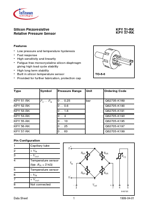 KPY51RK Datasheet PDF Infineon Technologies