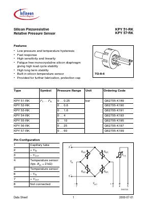 KPY52-RK Datasheet PDF Infineon Technologies
