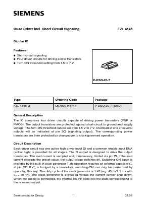 Q67000-H8743 Datasheet PDF Infineon Technologies