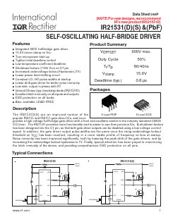 IR21531 Datasheet PDF Infineon Technologies