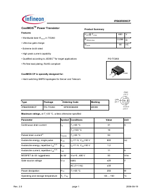 SP000088490 Datasheet PDF Infineon Technologies
