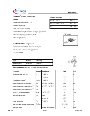 9R500C Datasheet PDF Infineon Technologies