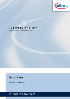 TLE4986C-XAS-M47 Datasheet PDF Infineon Technologies