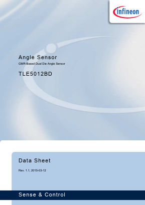 TLE5012BDE1200 Datasheet PDF Infineon Technologies
