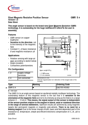 GMRS4 Datasheet PDF Infineon Technologies