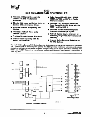 D8203 Datasheet PDF Intel